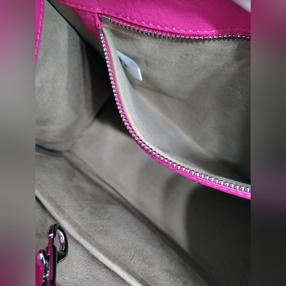 MCM Pink Denim Crossbody Bag - Picture 12 of 13